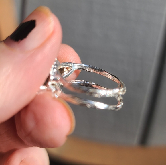 Bismuth simply chic sterling ring sz8.5 - Picture 5 of 7